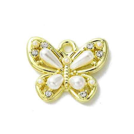 Alloy and Rhinestone Pendant FIND-Z045-03G-1