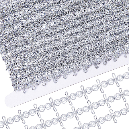 Polyester Lace Ribbon OCOR-WH0078-112B-1