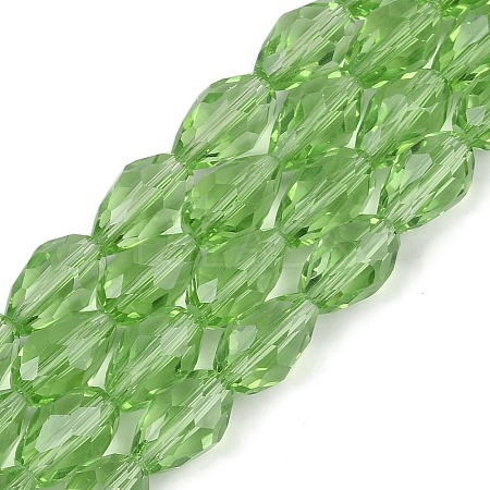 Transparent Glass Beads Strands EGLA-N013-T10mm-D13-1