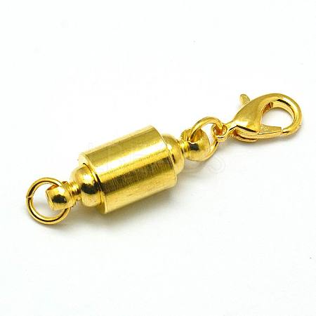 Column Brass Magnetic Clasps Converter KK-D482-G-NF-1