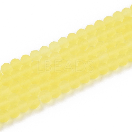 Transparent Glass Beads Strands EGLA-A044-T4mm-MD29-1