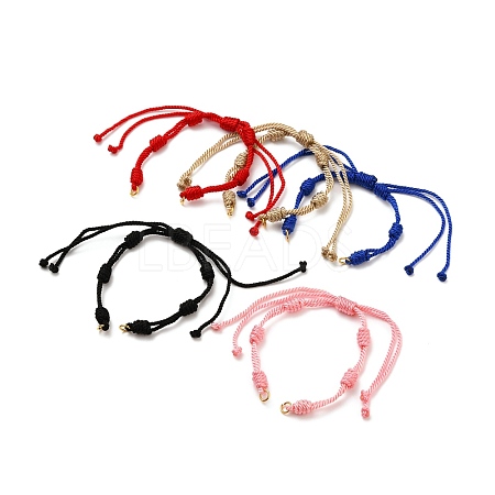 Adjustable Braided Nylon Cord Bracelet Making AJEW-JB00758-1