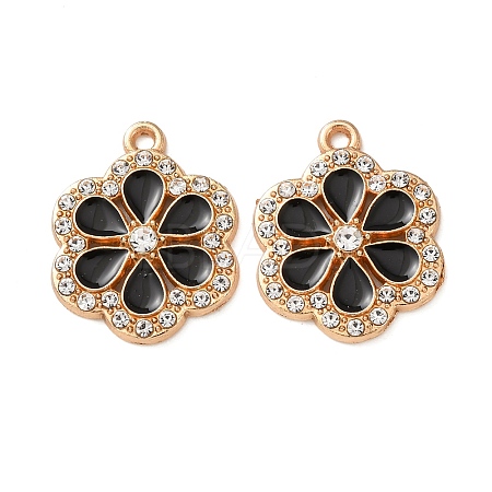 Alloy Enamel Pendants FIND-K030-17C-G-1
