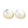 Natural White Shell Cabochons X-SSHEL-M022-01D-1