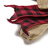 Christmas Linen Big Bowknot Decorations AJEW-M041-01B-4