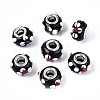 Handmade Lampwork European Beads LAMP-Q029-03K-1