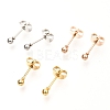 304 Stainless Steel Ball Stud Earrings EJEW-C501-10A-1