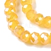 Baking Electroplate Glass Beads Strands DGLA-A039-J6MM-B13-4