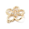 Brass Micro Pave Cubic Zirconia Pendants LS-KK-D283-05G-2