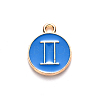 Alloy Enamel Pendants ENAM-S124-01B-02I-2
