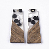 Resin & Walnut Wood Pendants RESI-S358-83-A01-2