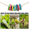 140Pcs Wood European Beads WOOD-CA0001-85-7