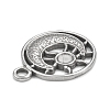 Tarnish Resistant 304 Stainless Steel Pendant Cabochon Settings STAS-F287-60P-3