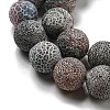 Natural Weathered Agate Beads Strands G-P538-A01-08-4