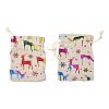 Cotton Gift Packing Pouches Drawstring Bags X-ABAG-B001-01A-01-2