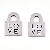 201 Stainless Steel Charms STAS-S081-059-1