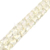 AB Color Plated Transparent Glass Beads Strands EGLA-P051-06A-A08-2