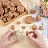 BENECREAT 56Pcs 9 Style Cork Bottle Stoppers FIND-BC0005-30-3