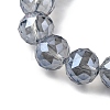 Transparent Electroplate Glass Beads Strands EGLA-N002-34D-F03-3