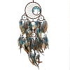 Woven Net/Web with Feather Art Wall Hanging Pendant Decorations TREE-PW0001-39-1