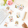 120Pcs 4 Styles Sunflower Paper Thank You Gift Tags CDIS-WH0038-08-4