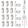 Unicraftale 70Pcs 304 Stainless Steel Clip-on Earring Findings STAS-UN0045-58-1