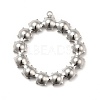 304 Stainless Steel Pendant Rhinestone Settings LS-STAS-P312-07P-2