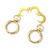 Brass Triple Moon Link Bag Extender Chains FIND-JF00147-02-2