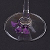 Natural Gemstone Wine Glass Charms AJEW-JO00166-2