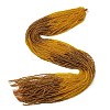 Transparent Gradient Color Glass Beads Strands GLAA-H021-01A-35-2