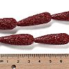 Synthetic Coral Carved Beads Strands CORA-C003-09A-02-5