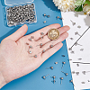 Unicraftale 100Pcs 304 Stainless Steel Ball Post Stud Earring Findings STAS-UN0056-39-4