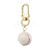 Natural Shiva Eye Shell Pendant Decorations HJEW-JM02130-1