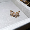 Brass Micro Pave Cubic Zirconia Cuff Open Rings for Women WG07C7C-01-1