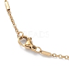 Ion Plating(IP) 304 Stainless Steel Satellite Chain Necklace for Men Women STAS-B039-13G-3
