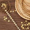 5Bags Flower Iron Decoration Strip FIND-GF0008-41A-G-7
