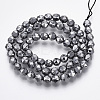 Terahertz Stone Beads Strands G-R462-039A-2