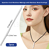3Pcs Spandex Cord Necklace Makings MAK-BBC0001-13-2