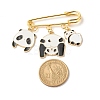 Panda Charm Enamel Brooch Pin JEWB-BR00063-01-5