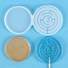 DIY Flat Round Lollipop Making Food Grade Silicone Molds DIY-E051-03-1