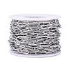 Tarnish Resistant 304 Stainless Steel Paperclip Chains CHS-F011-03B-P-3