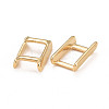 Eco-Friendly Brass Watch Band Clasps KK-M225-34G-2