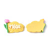 Opaque Resin Cabochons LS-CRES-P023-01B-2