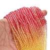 Transparent Painted Glass Beads Strands LS-DGLA-A034-T3mm-A07-2
