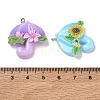 Resin Pendants RE-CBA098D-03P-3
