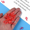 Transparent Acrylic Pendants MACR-S373-130-B06-2