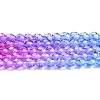 Transparent Gradient Color Glass Beads Strands GLAA-G101-2mm-11-3