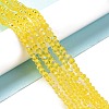 Electroplate Glass Beads Strands EGLA-A034-T1mm-L02-4
