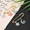 Iron Brooch Findings X-KK-S345-025-1-6