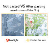 16 Sheets 4 Styles Waterproof PVC Colored Laser Stained Window Film Static Stickers DIY-WH0314-093-8